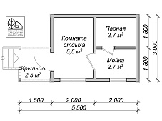 баня 3 на 4