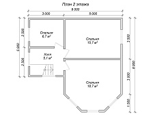 Каркас на склоне